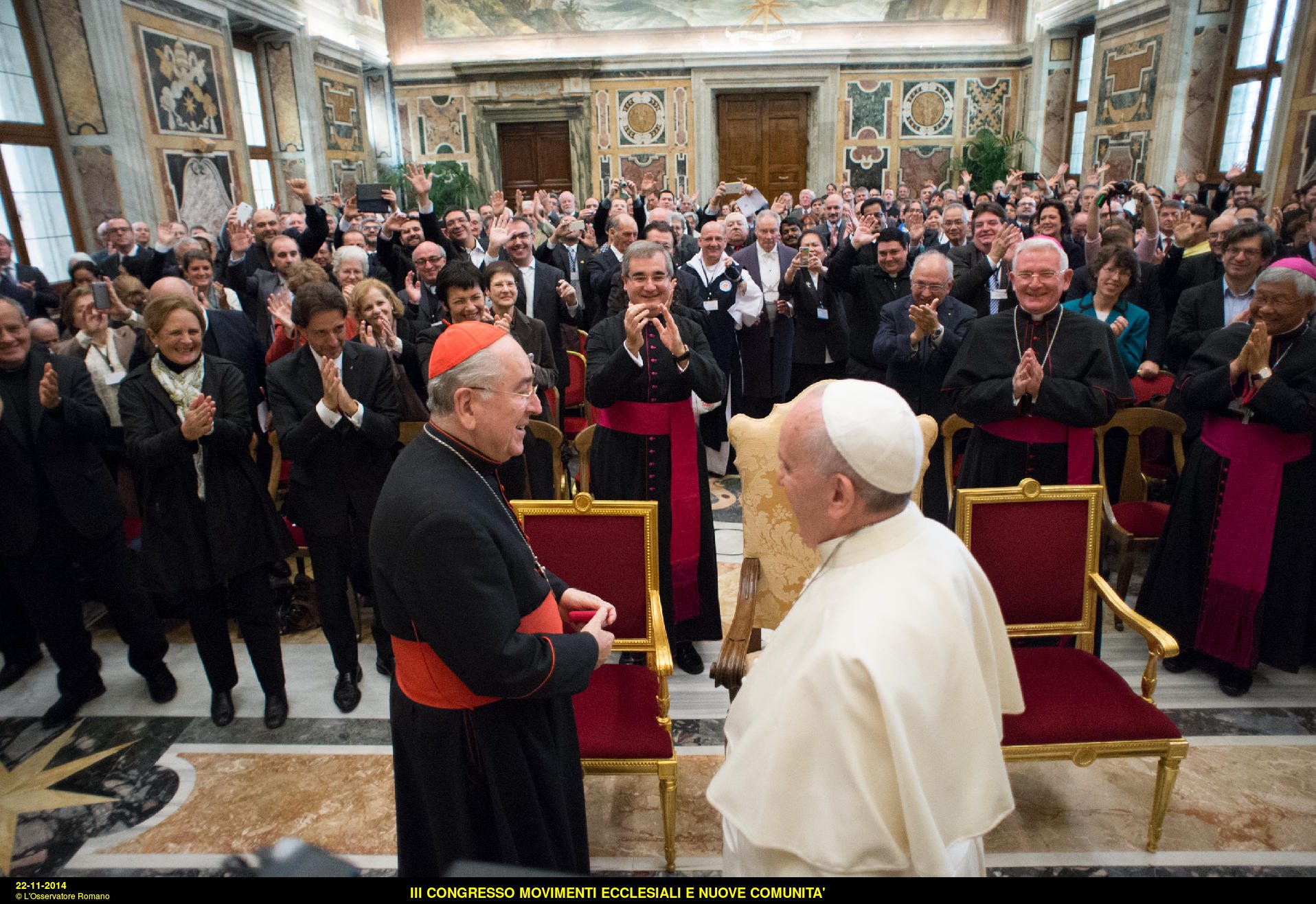 Papstaudienz 22.11.2014